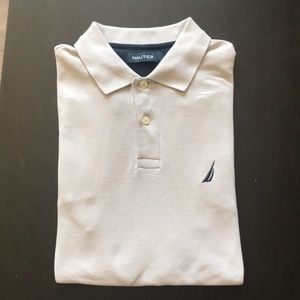 🚀2/30🚀 *HP* Nautica Light Gray Polo